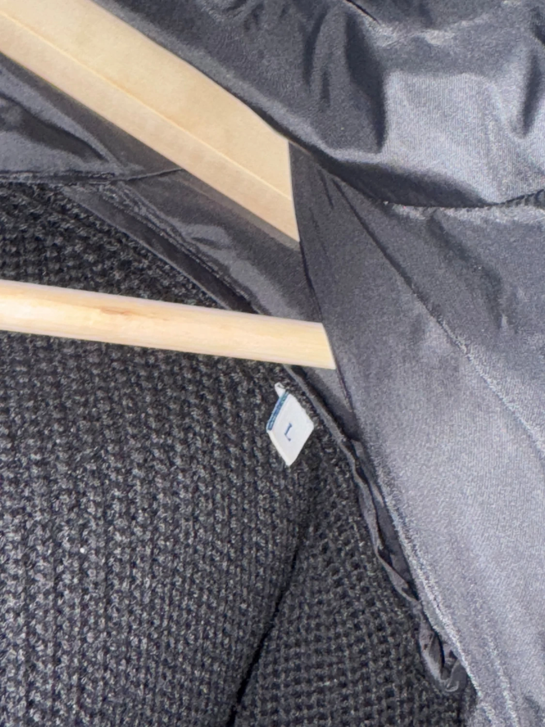 Svart Moncler pufferjacka med huva - 5