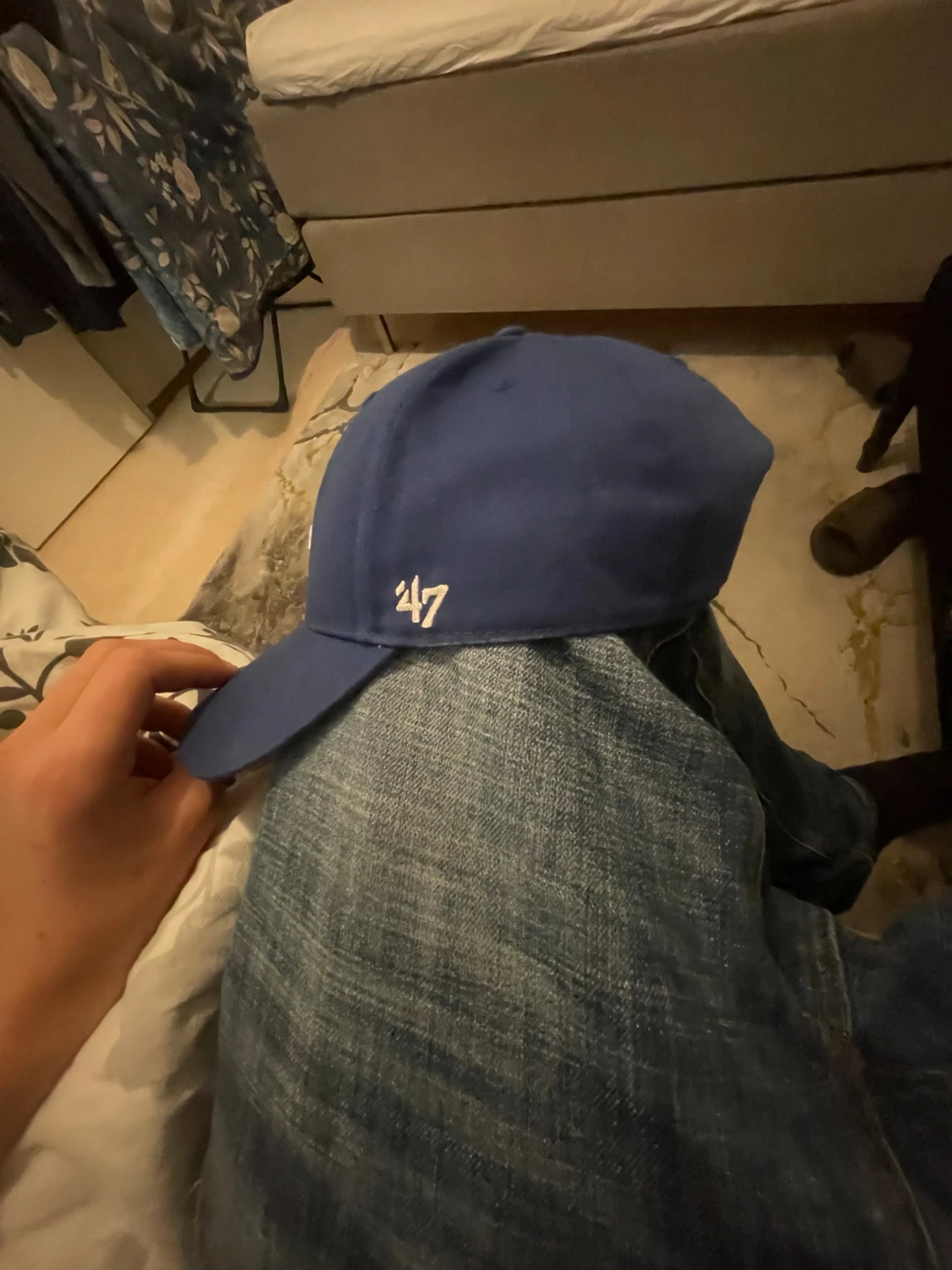 Blå LA Dodgers keps från 47 Brand - 1