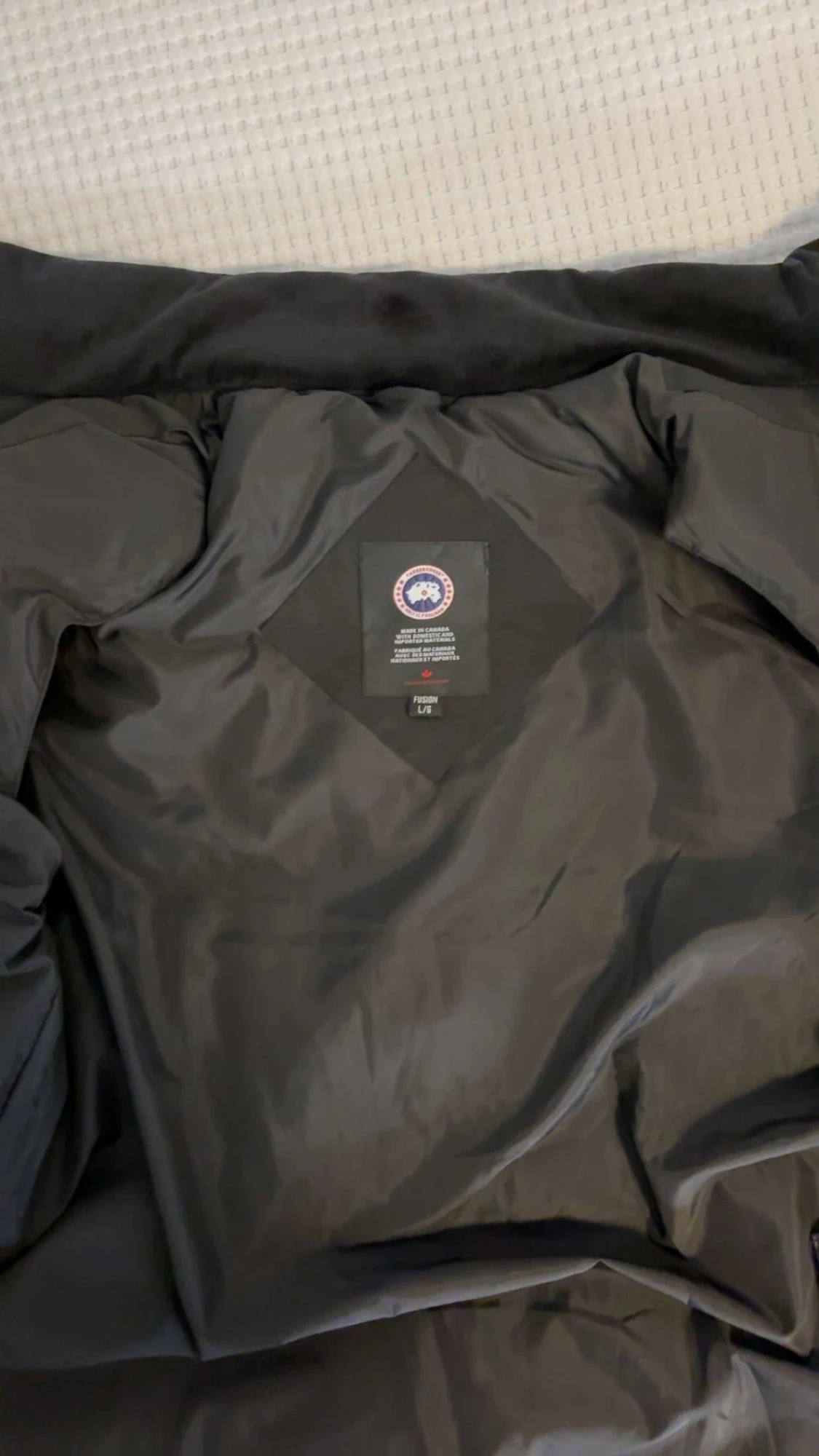 Svart dunväst från Canada Goose