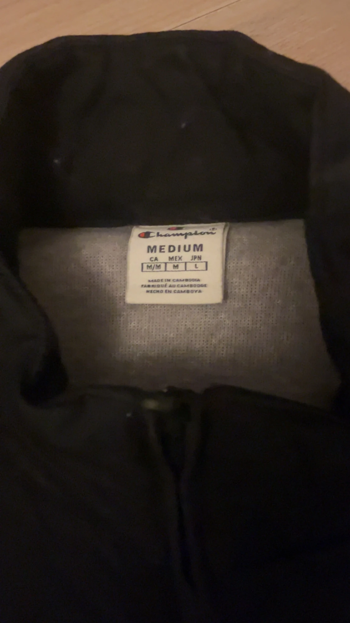 Grå champion fleece jacka  - 2