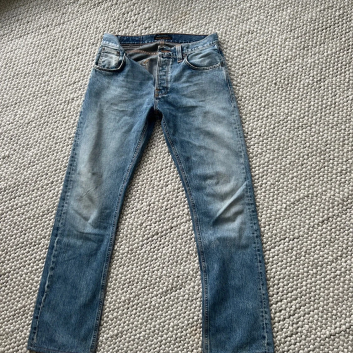 Blå jeans från Nudie Jeans straight fit - 2