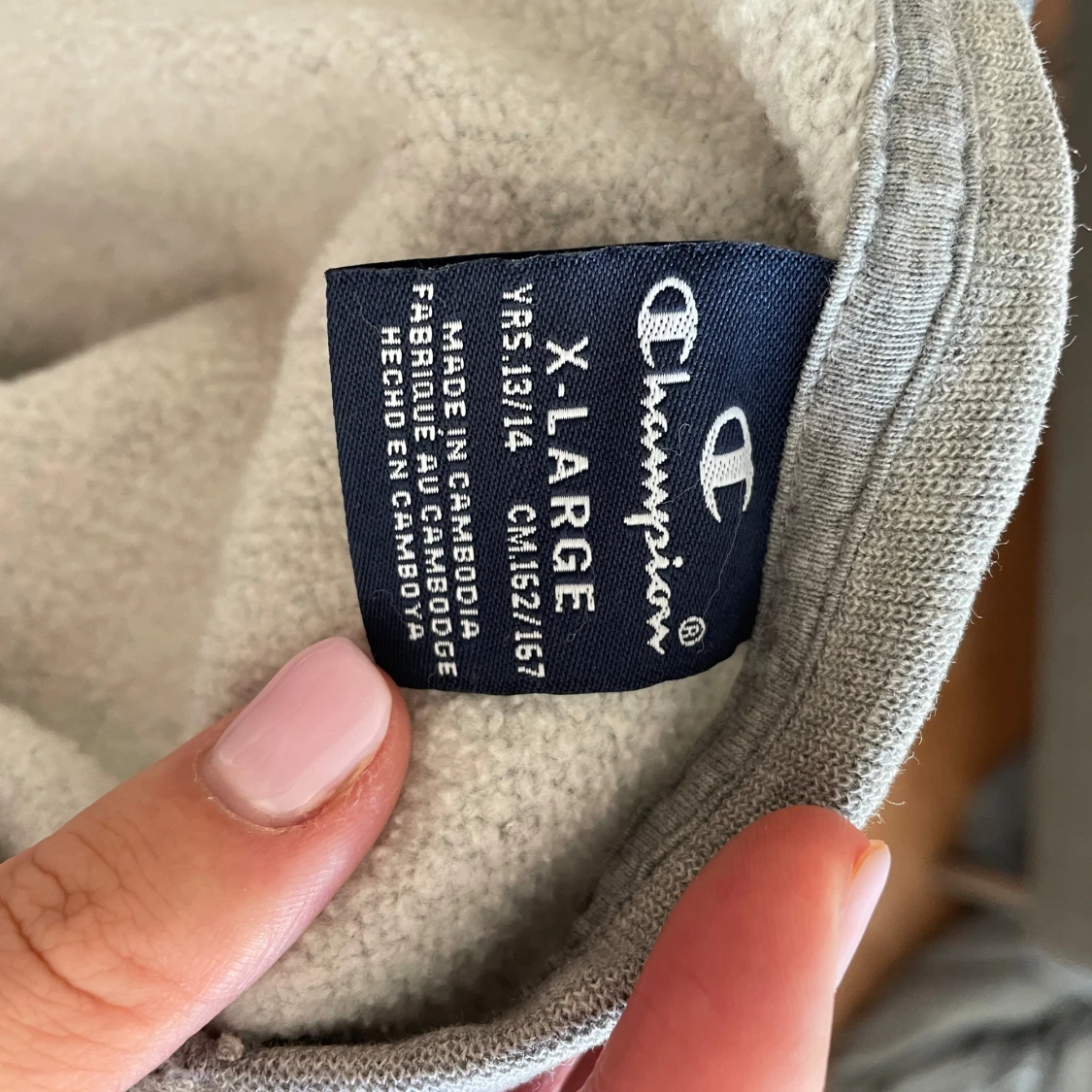 Grå Champion sweatshirt - 2