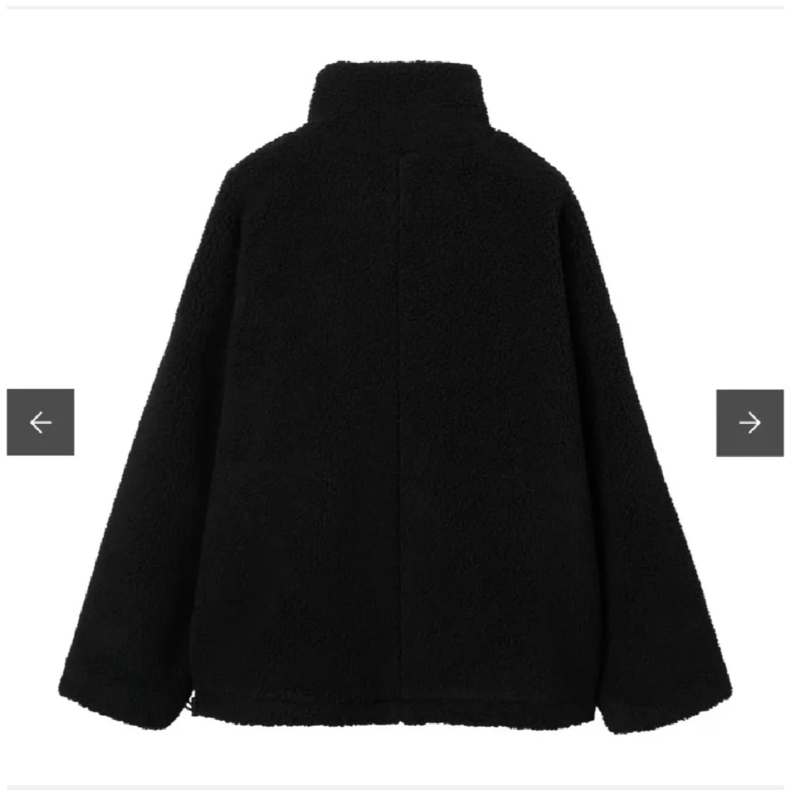 Svart teddyjacka  - 1