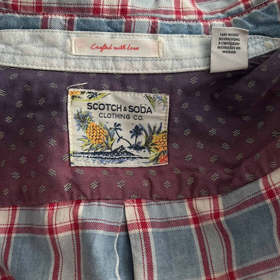 Scotch and soda rutig skjorta - 2