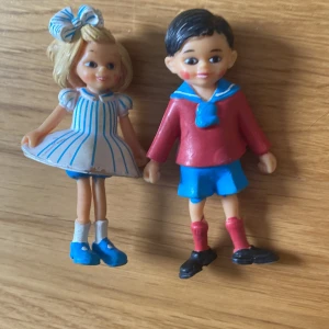 Pippi Långstrump figurer!  - Tommy och Annika från Pippi Långstrump.