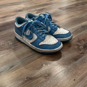 Nike dunks  - Nike dunks som jag köpte för ett halvår sedan i storlek 37,5. använt dem lite här och där lite smutts på dem fast går att måla bort inga defekter 