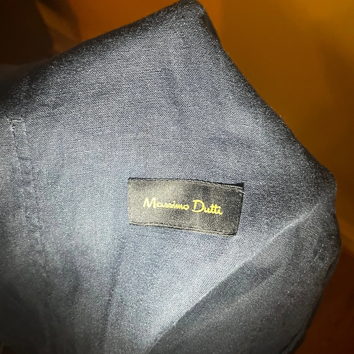 Mörkblå overshirt från Massimo Dutti - 4