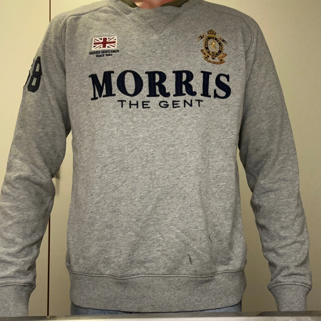 Grå sweatshirt från Morris  - 3