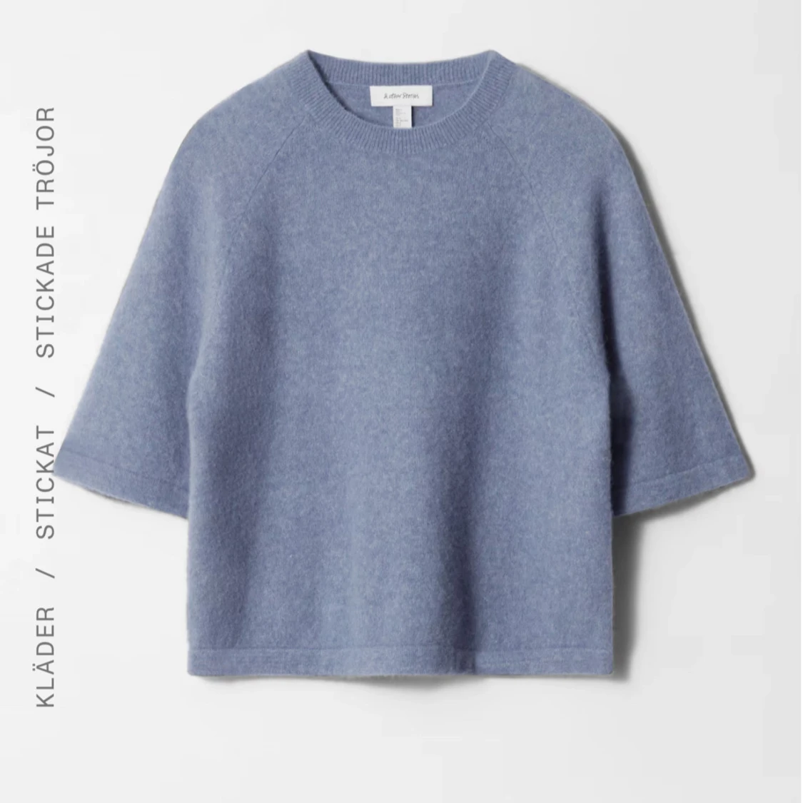 Ljusblå stickad tröja Other Stories - 2