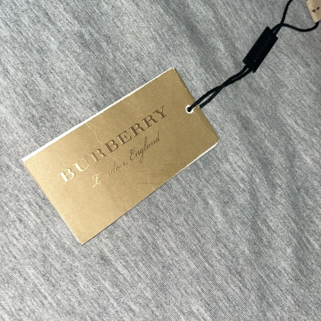 Grå Burberry hoodie - 2
