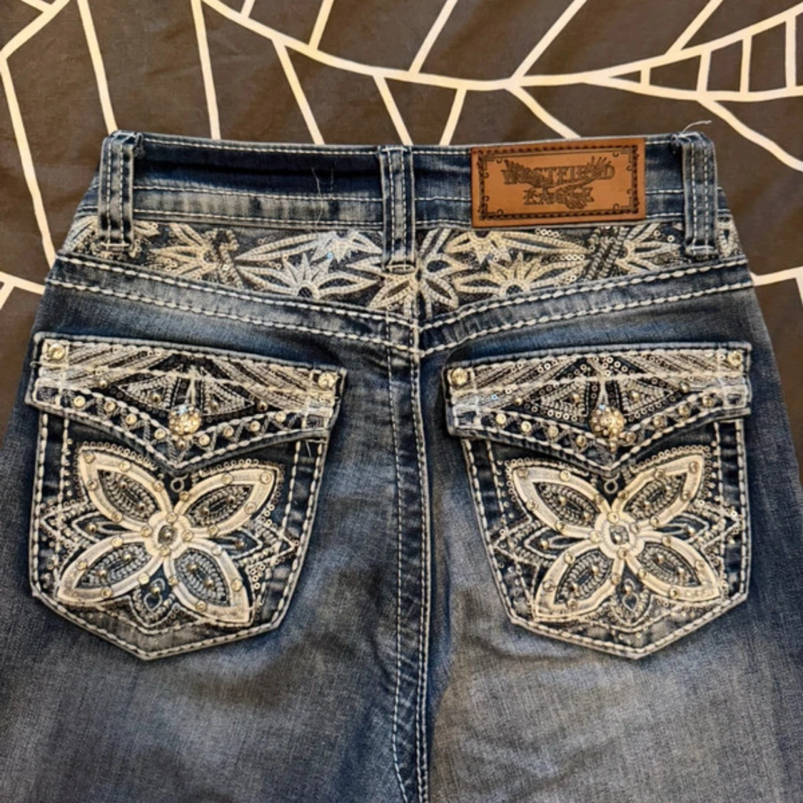 Blå bootcut jeans Westfield Eagle - 4