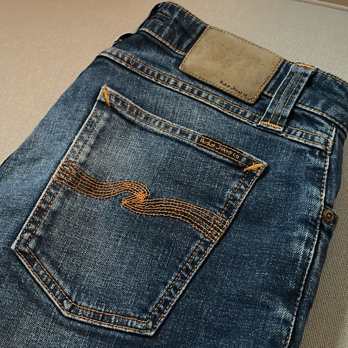 Blå jeans från Nudie Jeans, 30/32 - 1