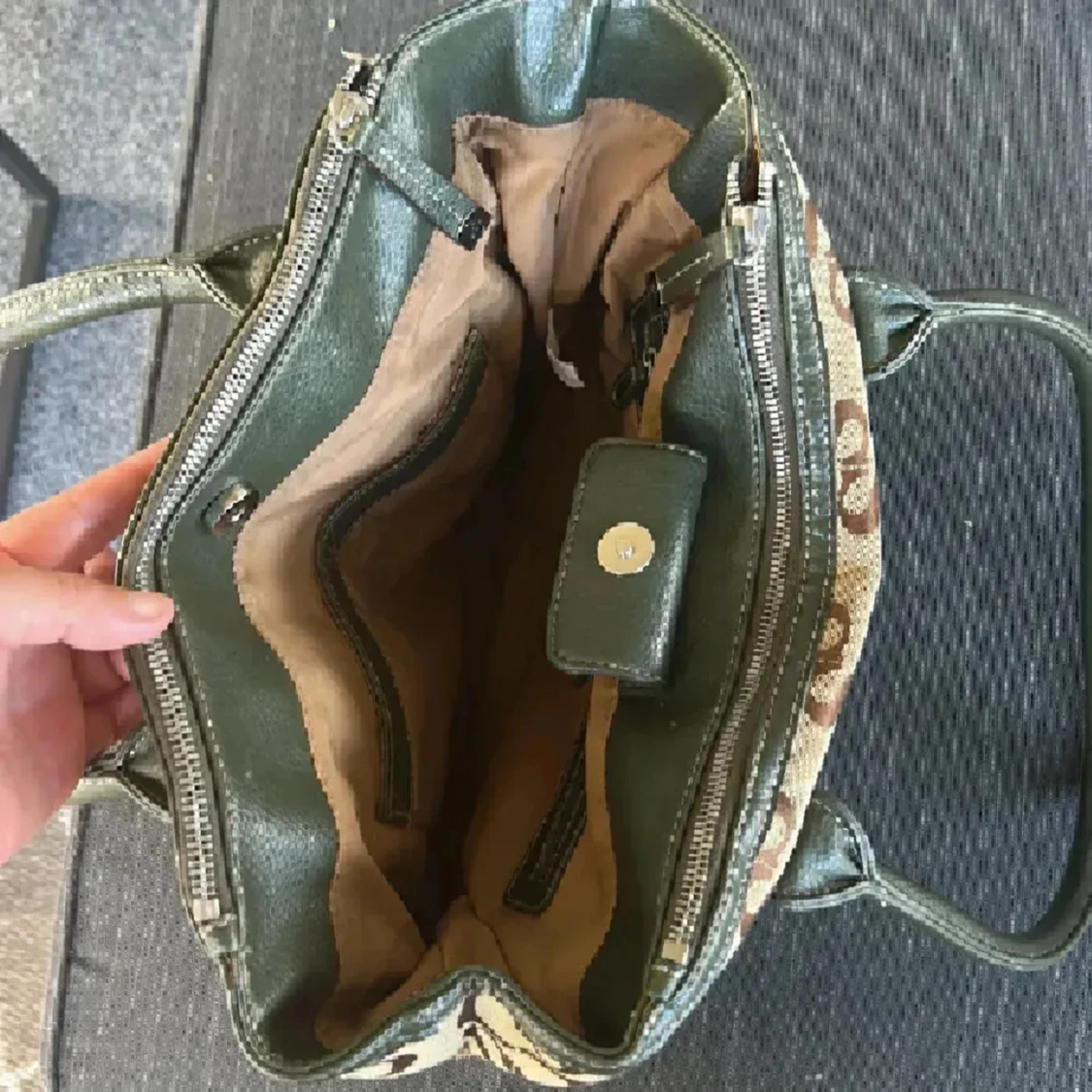 Beige och brun handväska från Sofia Coppani - 3