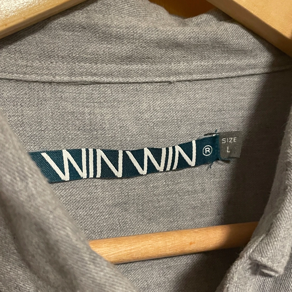 Grå skjorta från WINWIN i bomull - 2