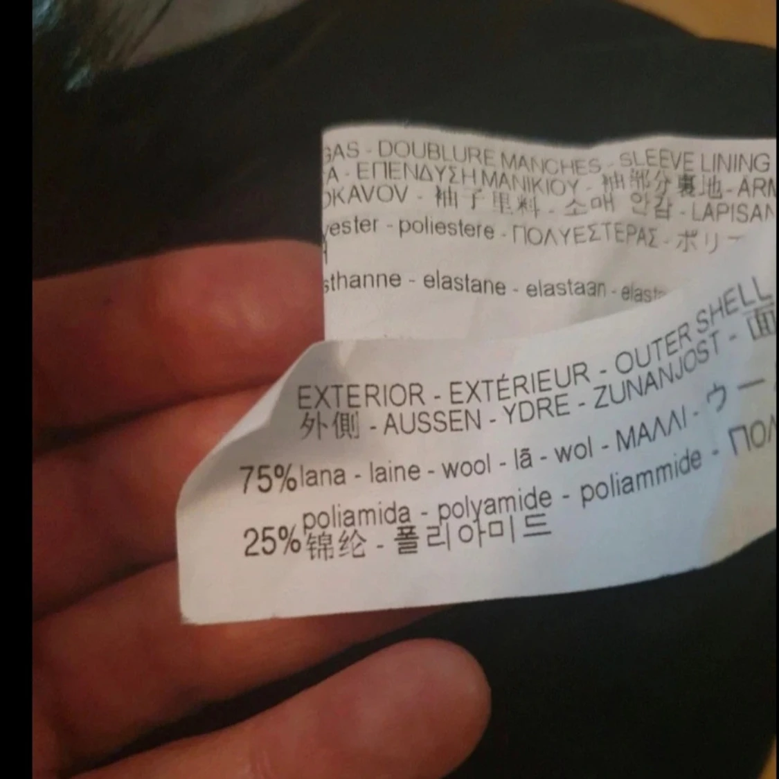 Svart kappa med fuskpäls från Zara - 3