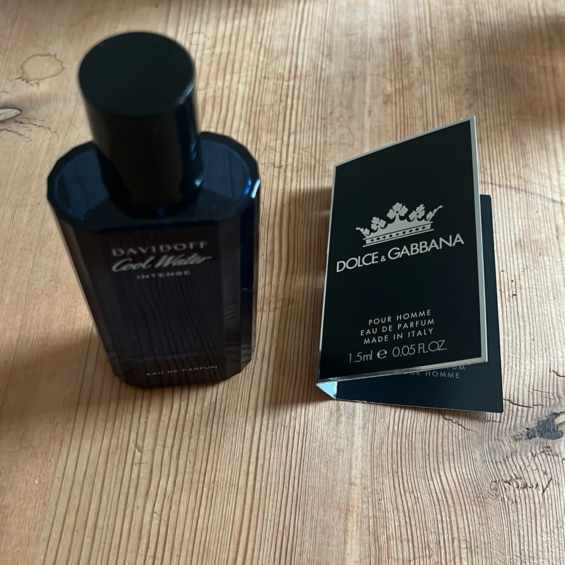 Davidoff Cool Water Intense 75ml och Dolce & Gabbana K EDP