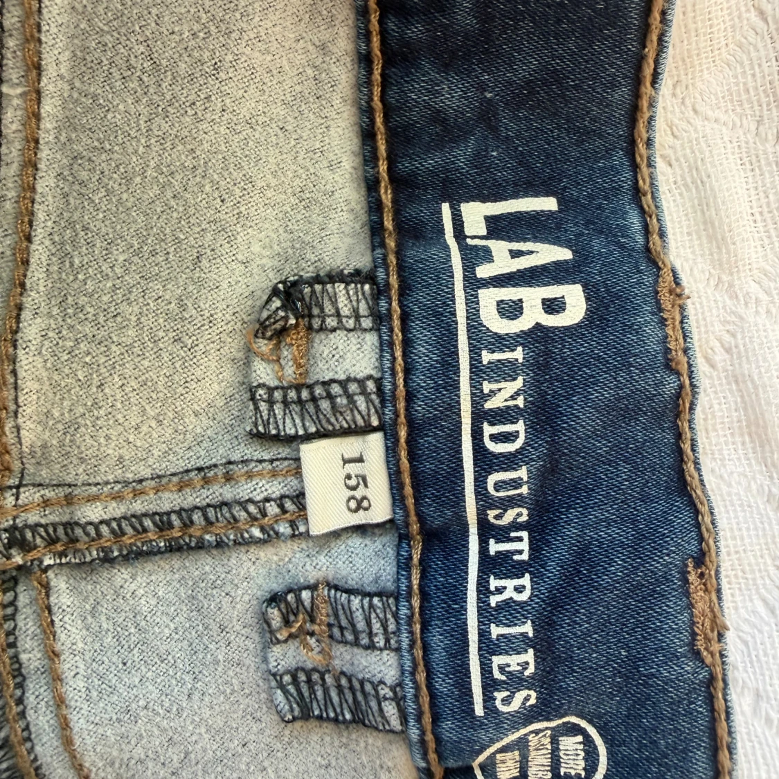 Blå jeans från LAB Industries, stl 158 - 3