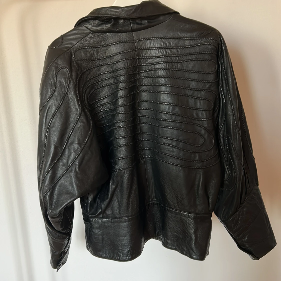 Svart skinnjacka från Brant Montana - 3