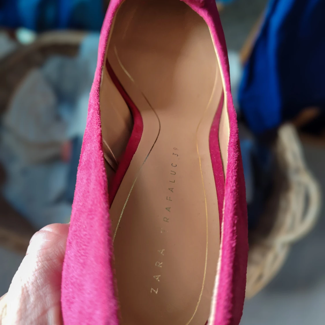 Rosa pumps från Zara Trafaluc stl 39 - 4