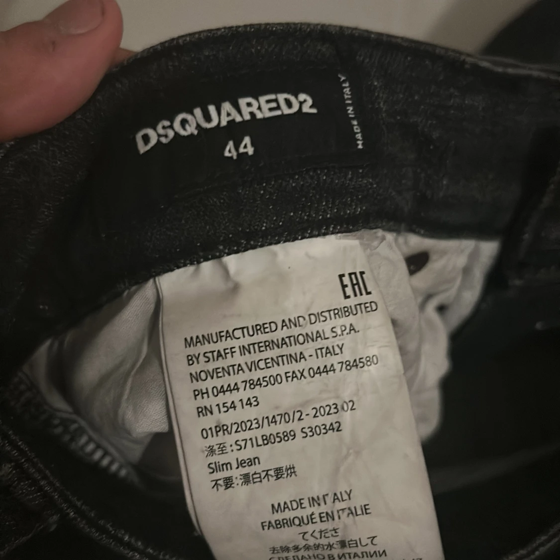 Svarta Dsquared2 Pac-Man jeans slim fit - 3