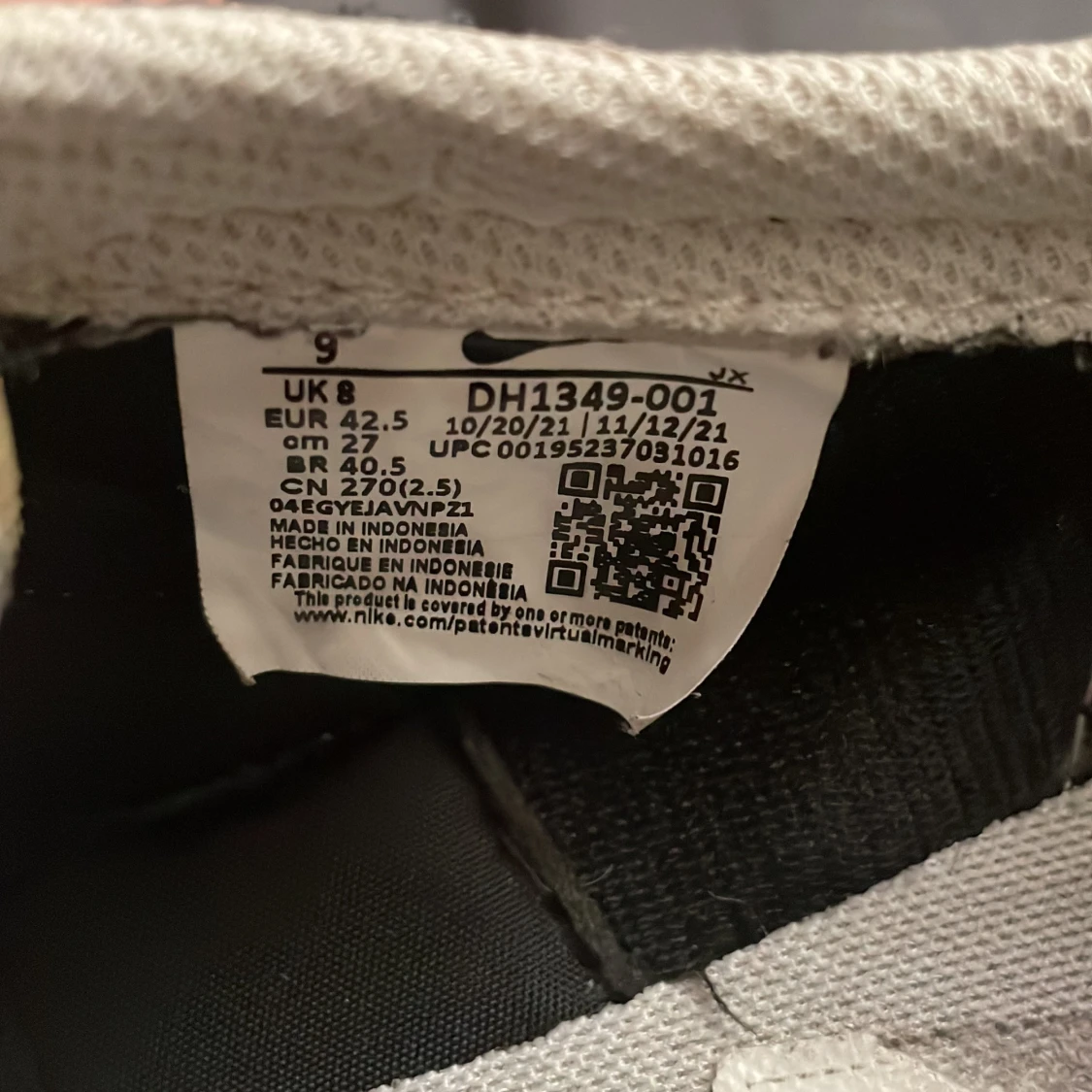 Svarta Nike sneakers strl 42,5 - 2