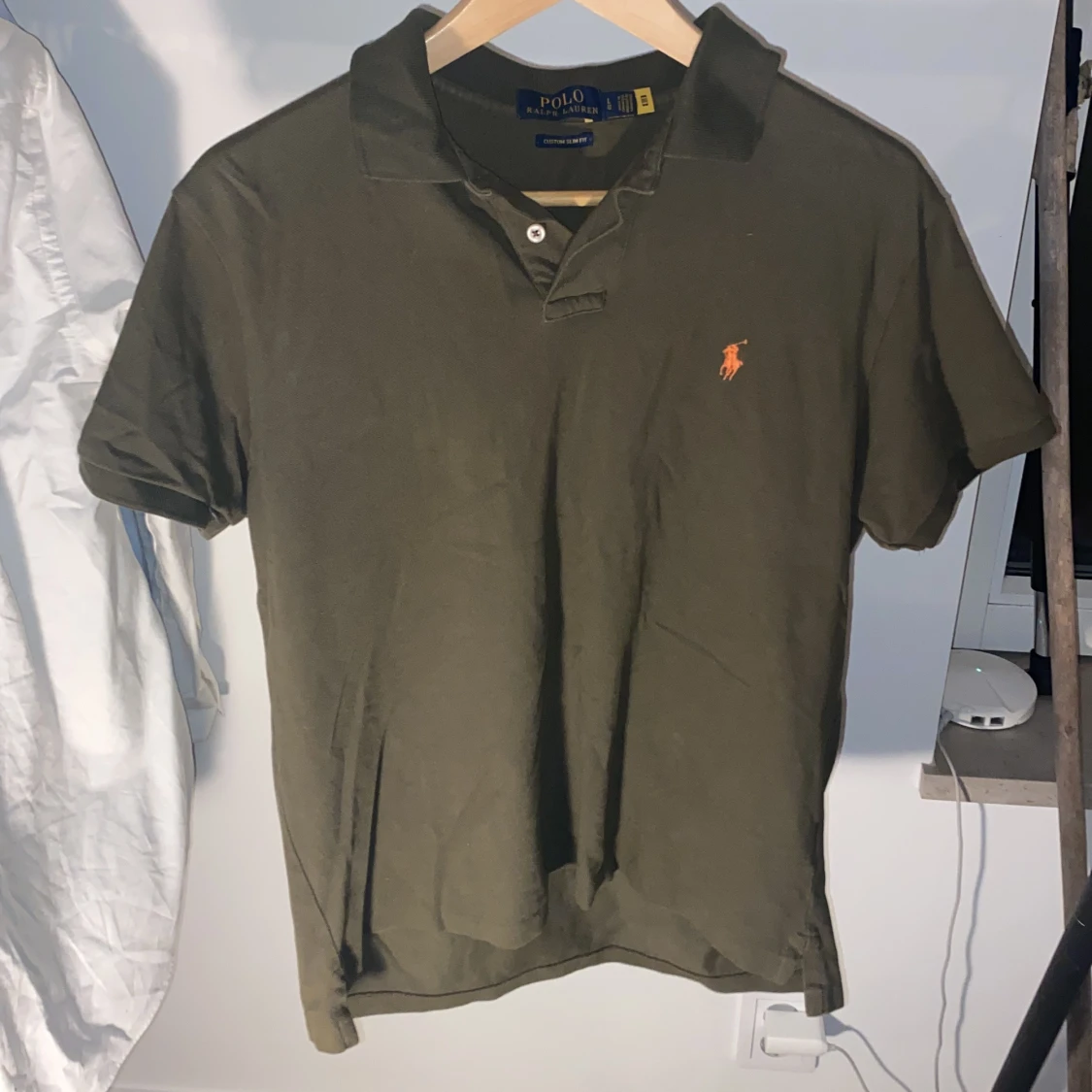 Olivgrön pikétröja från Polo Ralph Lauren