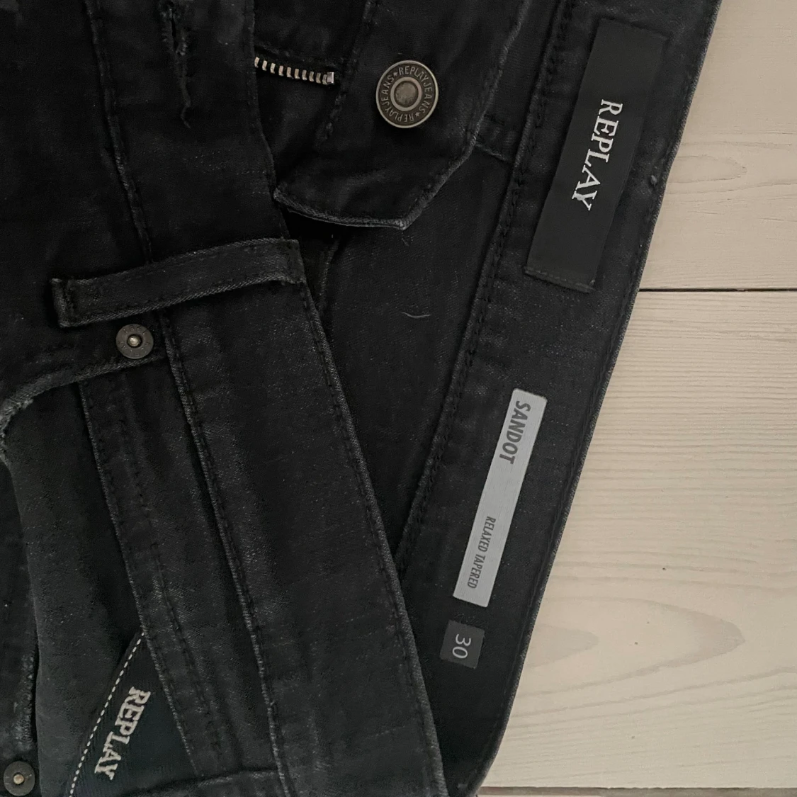 Svarta Replay jeans Sandot 30/34 - 2