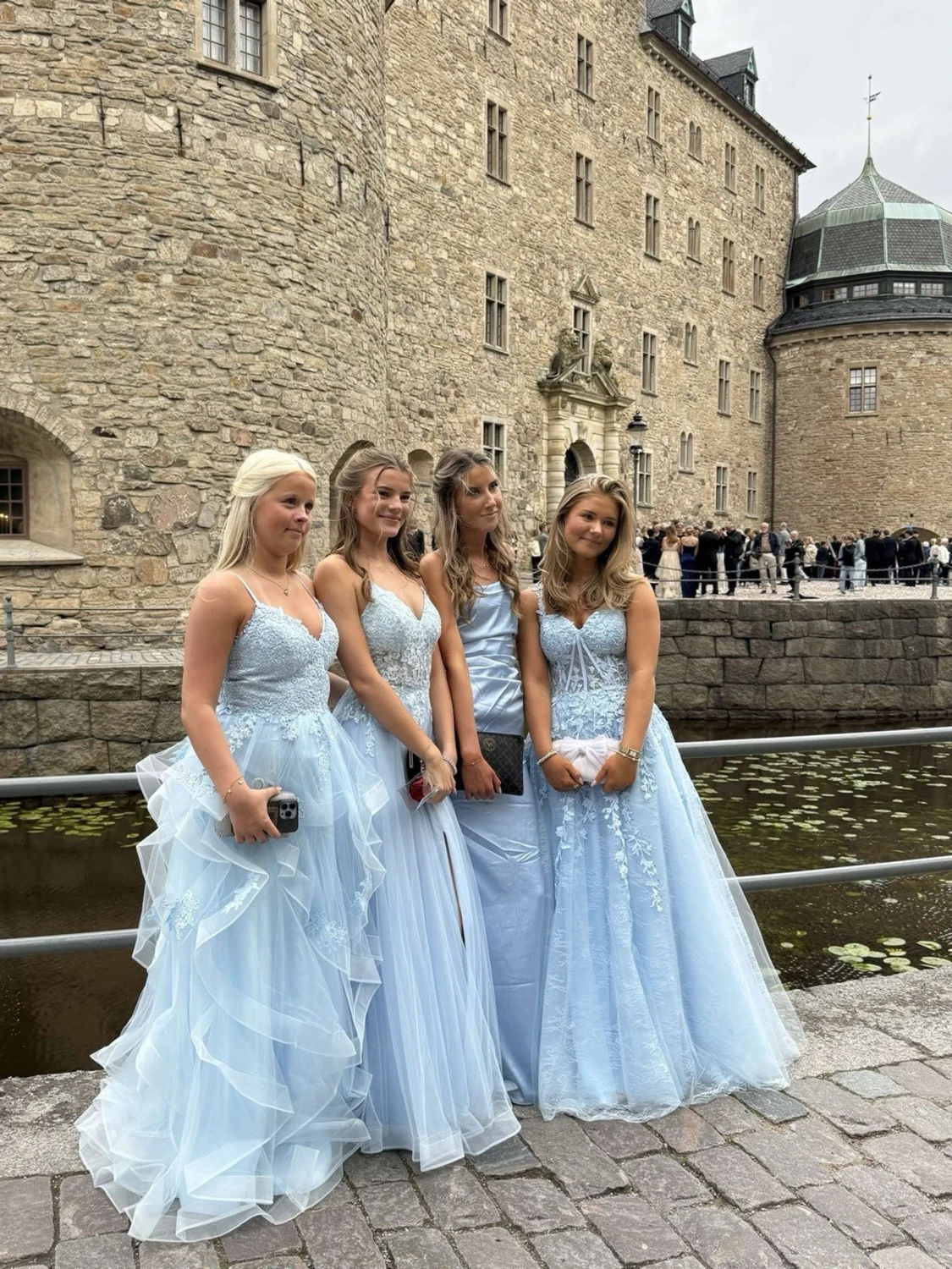 ljusblå Balklänning  - 2