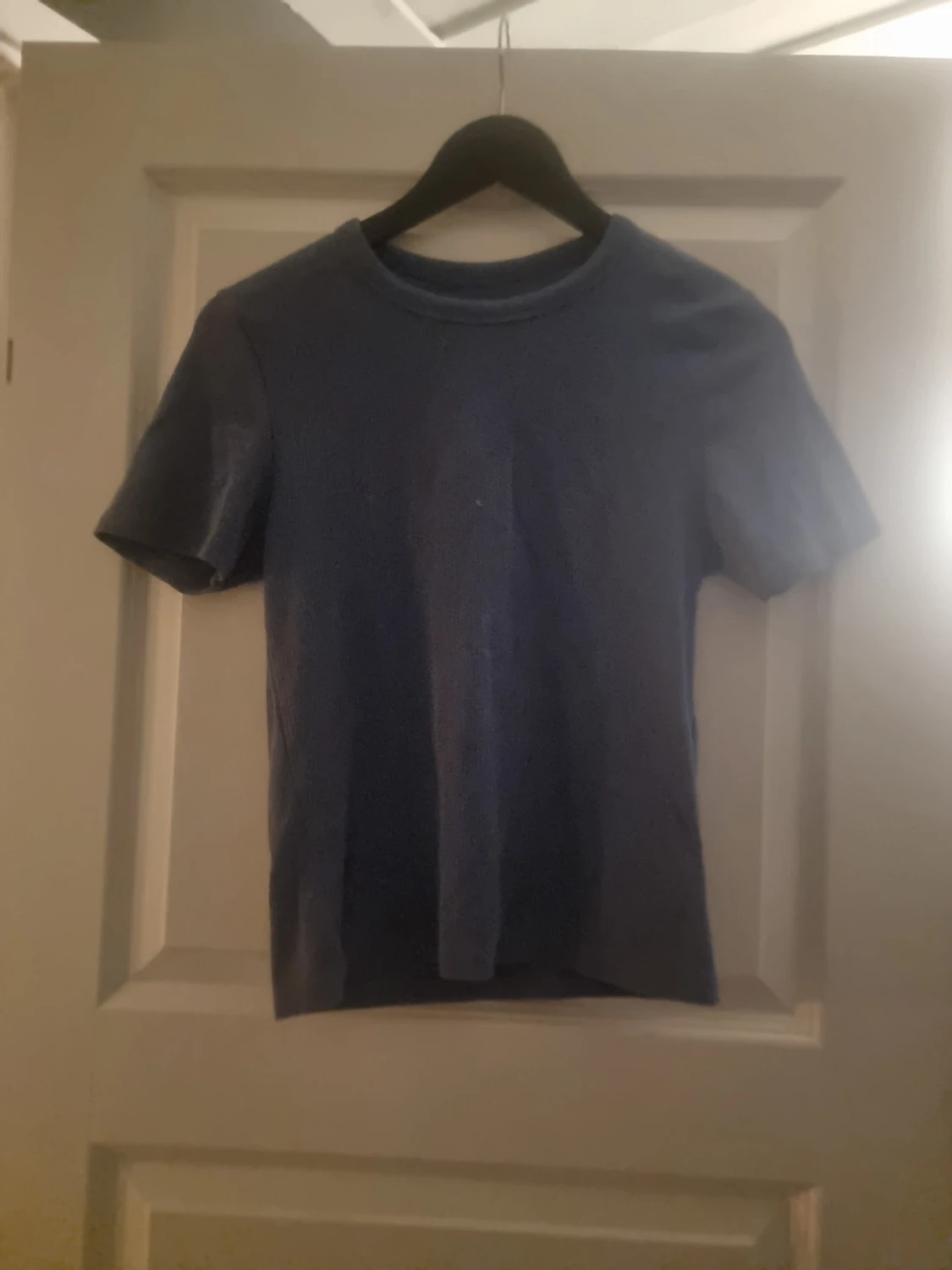 Mörkblå t-shirt i bomull