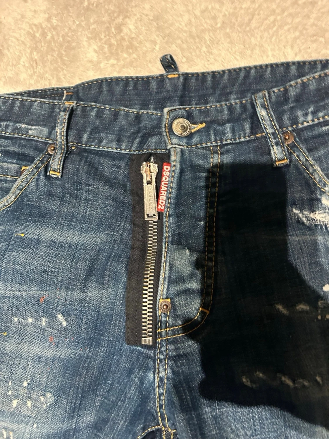 DSQUARED2 Slim jeans med dragkedja - 1