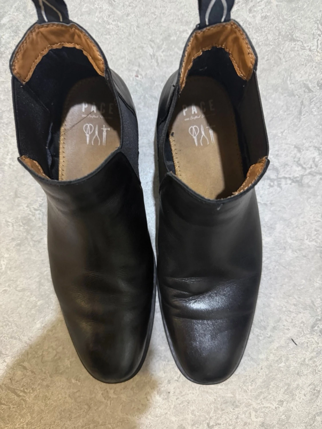 Svarta chelsea boots från Pace, strl 42 - 1