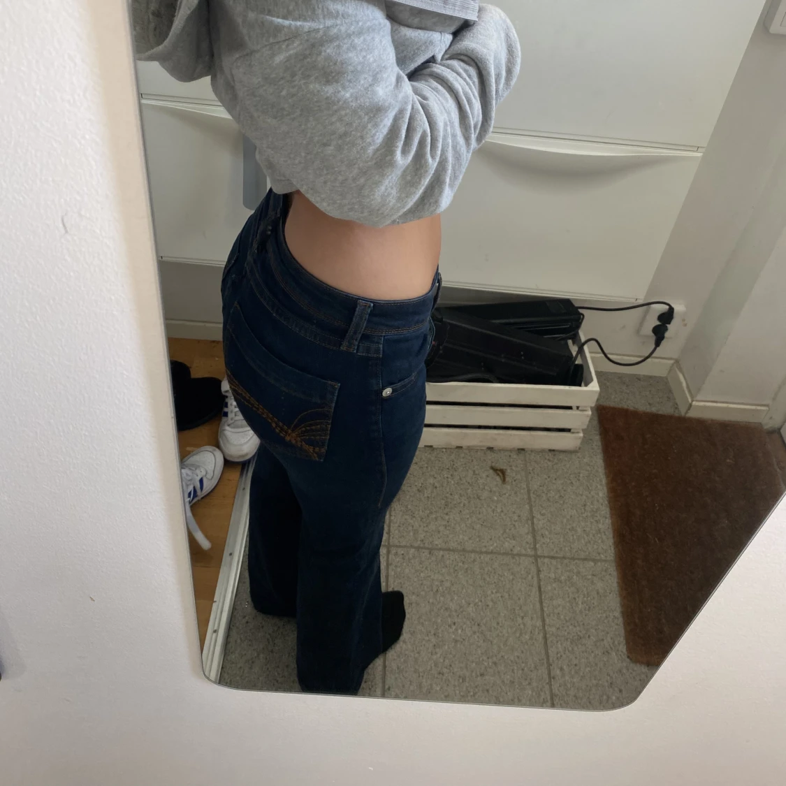 Lågmidjade jeans  - 90