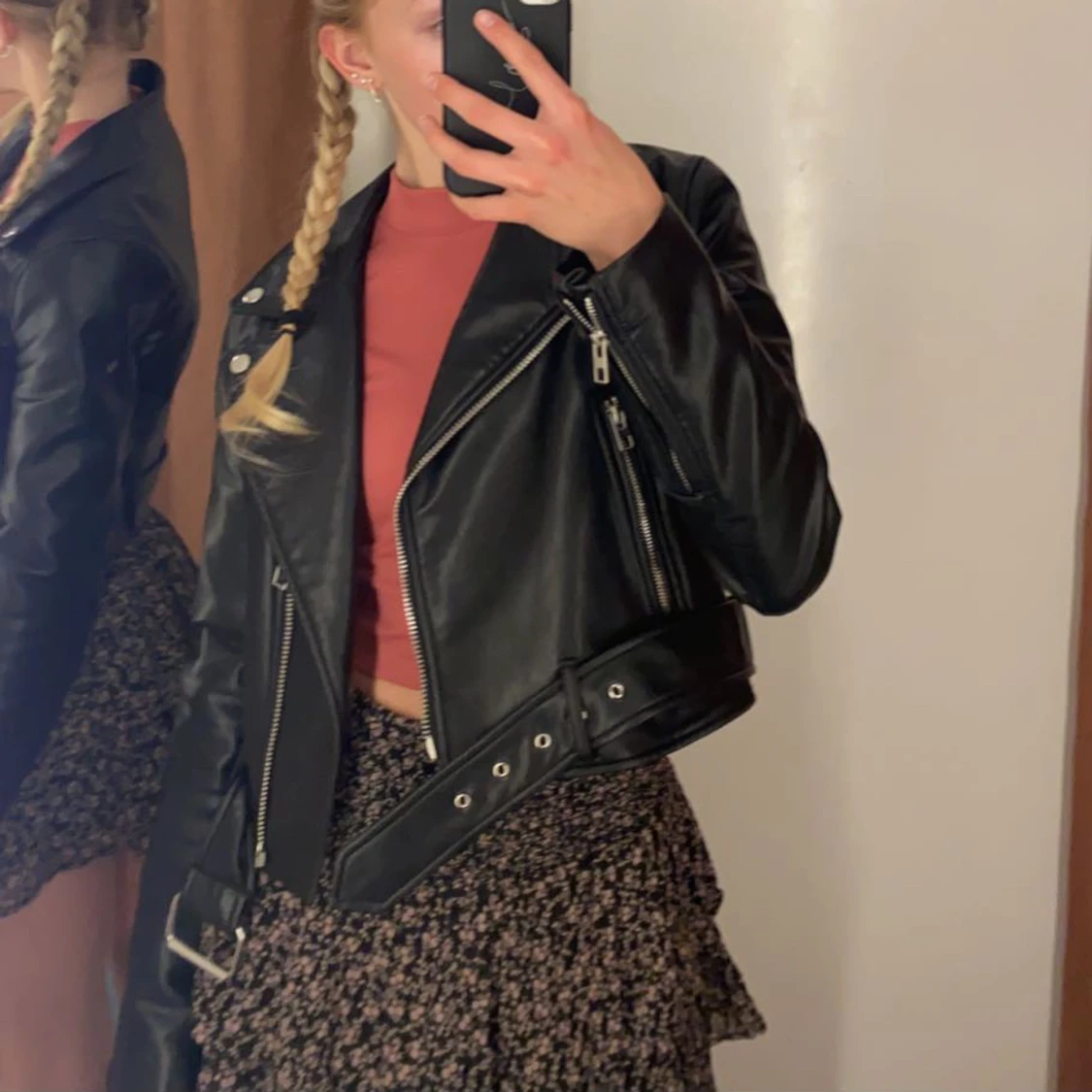 Skinn jacka - 90