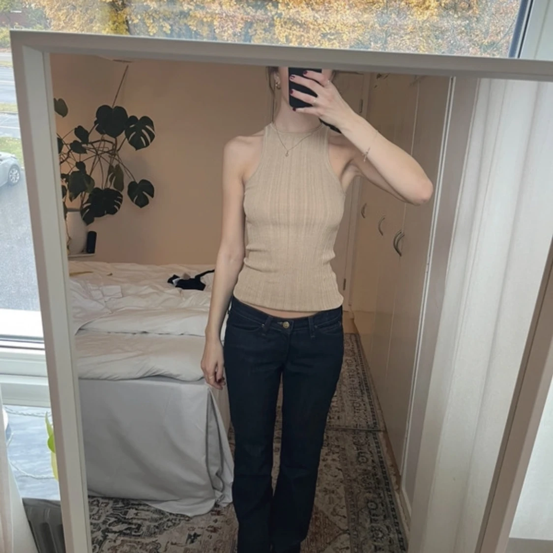 Beige topp från H&M
