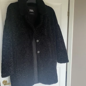 Teddykappa zara - Köpt för några år sen på zara i nyskick, storlek S men sitter lite oversized. Lite dåliga bilder men den är medellång, går till lite över knäna på mig (jag är 180cm) 