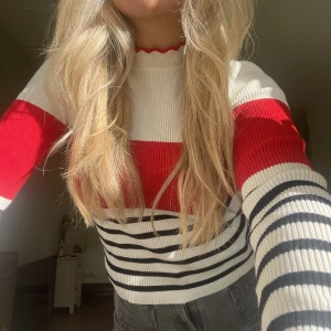 Zara tröja - En sjukt söt ribbad tröja från zara med lite turtleneck.❤️