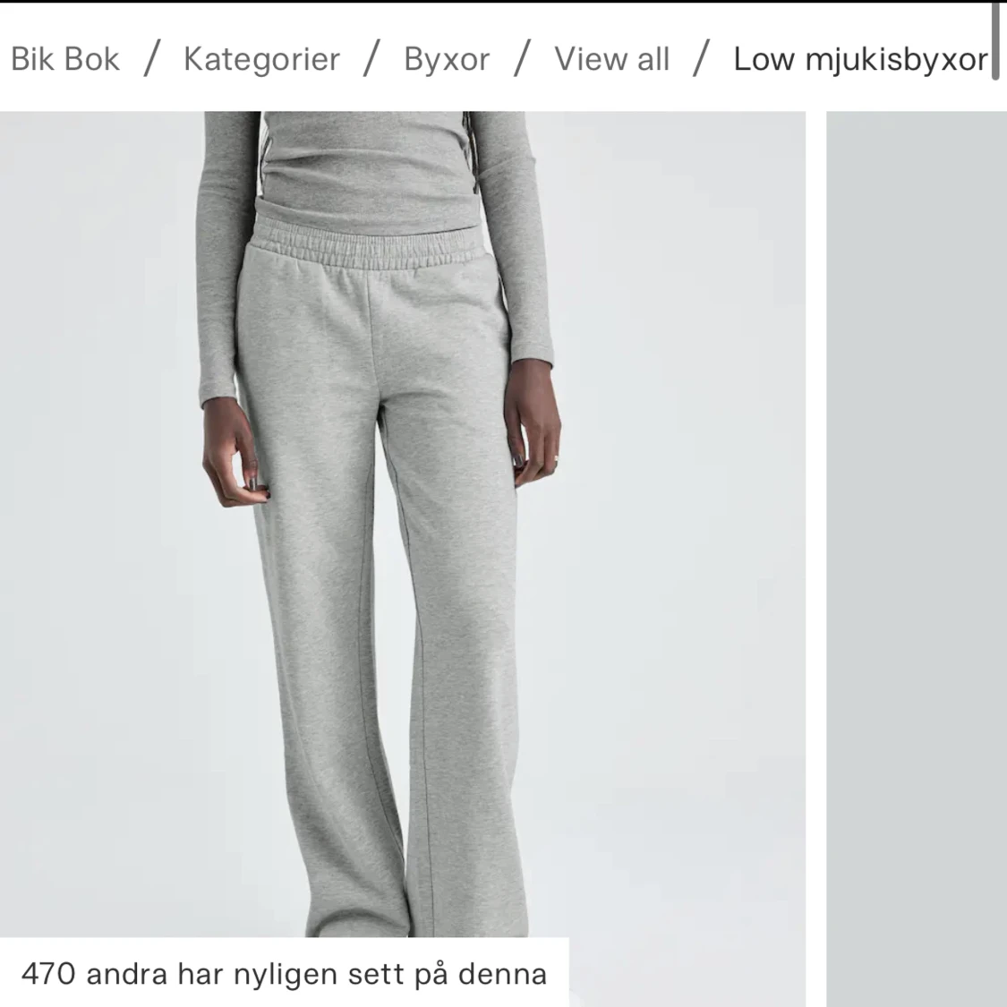 Lågmidjade mjukisbyxor