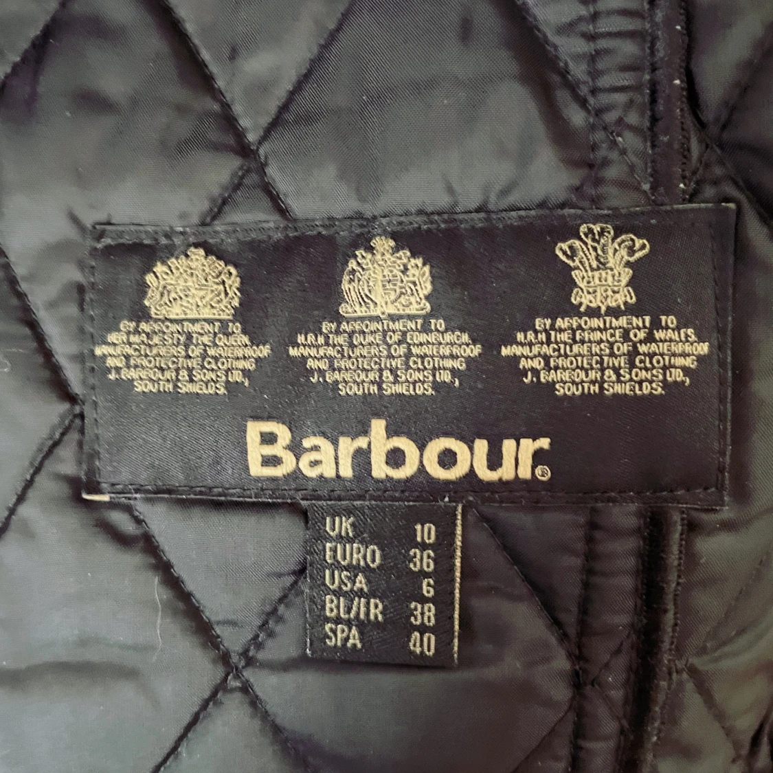 Barbour jacka navy storlek 36  - 91