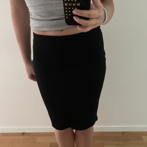 Svart kjol - Tajt kjol från lindex. Formar kroppen väldigt fint men kommer tyvärr ej till användning längre