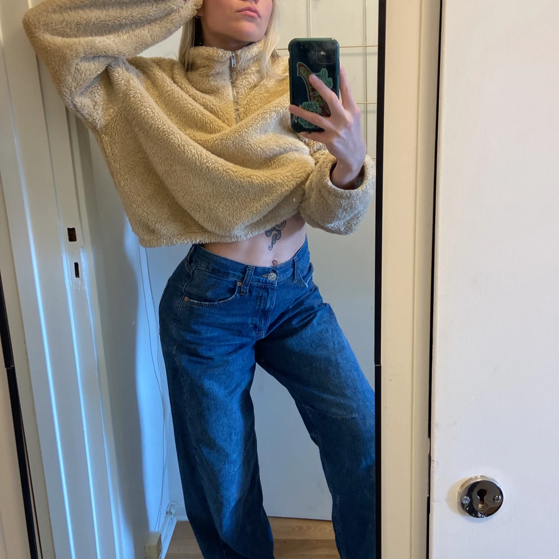 H&M fluffig tjocktröja 