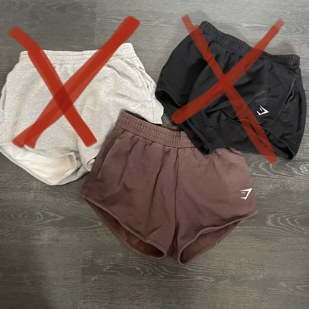 Mjukisshorts från gymshark, använda enstaka gånger. Shorts.