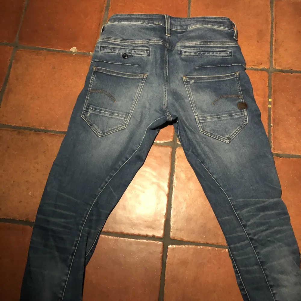 Blåa jeans Längd: 32 Midja: 30  Bra skick . Jeans & Byxor.