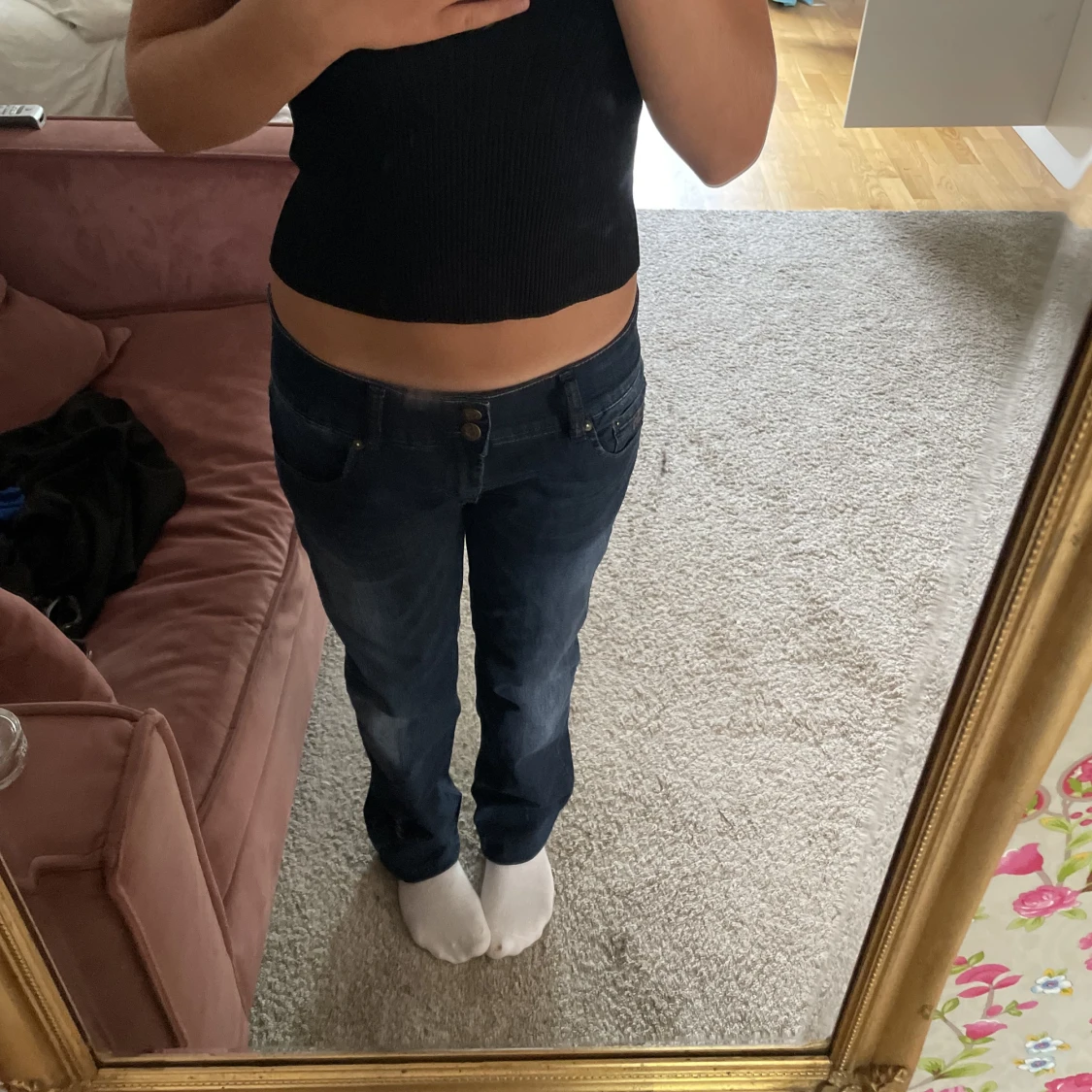 Lågmidjade jeans - 90