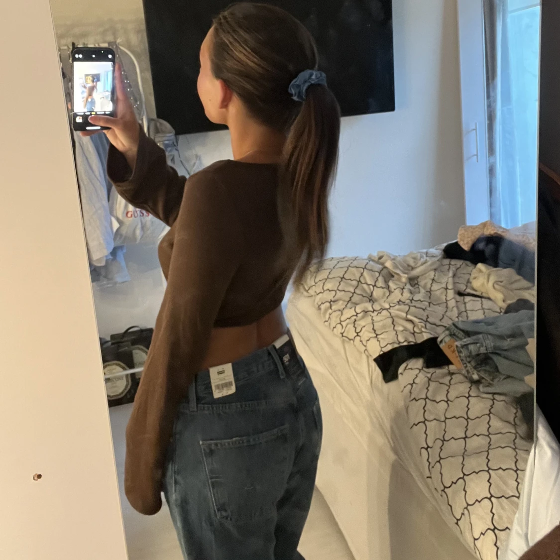 Croppad tröja  - 90