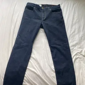 Mörkblåa Alberto jeans T400, oanvända, regular fit, ordinarie pris 1200