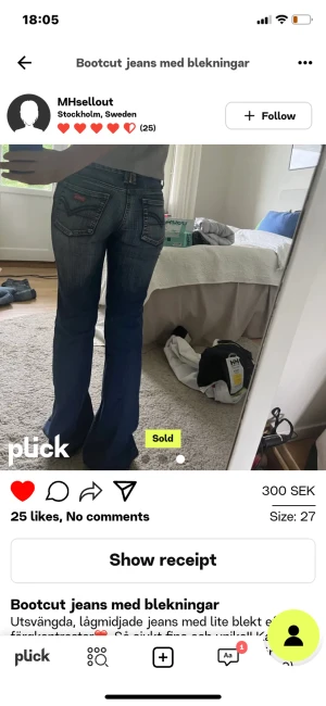 low waits bootcut jeans - Jättefina bootcut jeans som jag säljer igen då de inte satt som jag tänkte mig. 💗