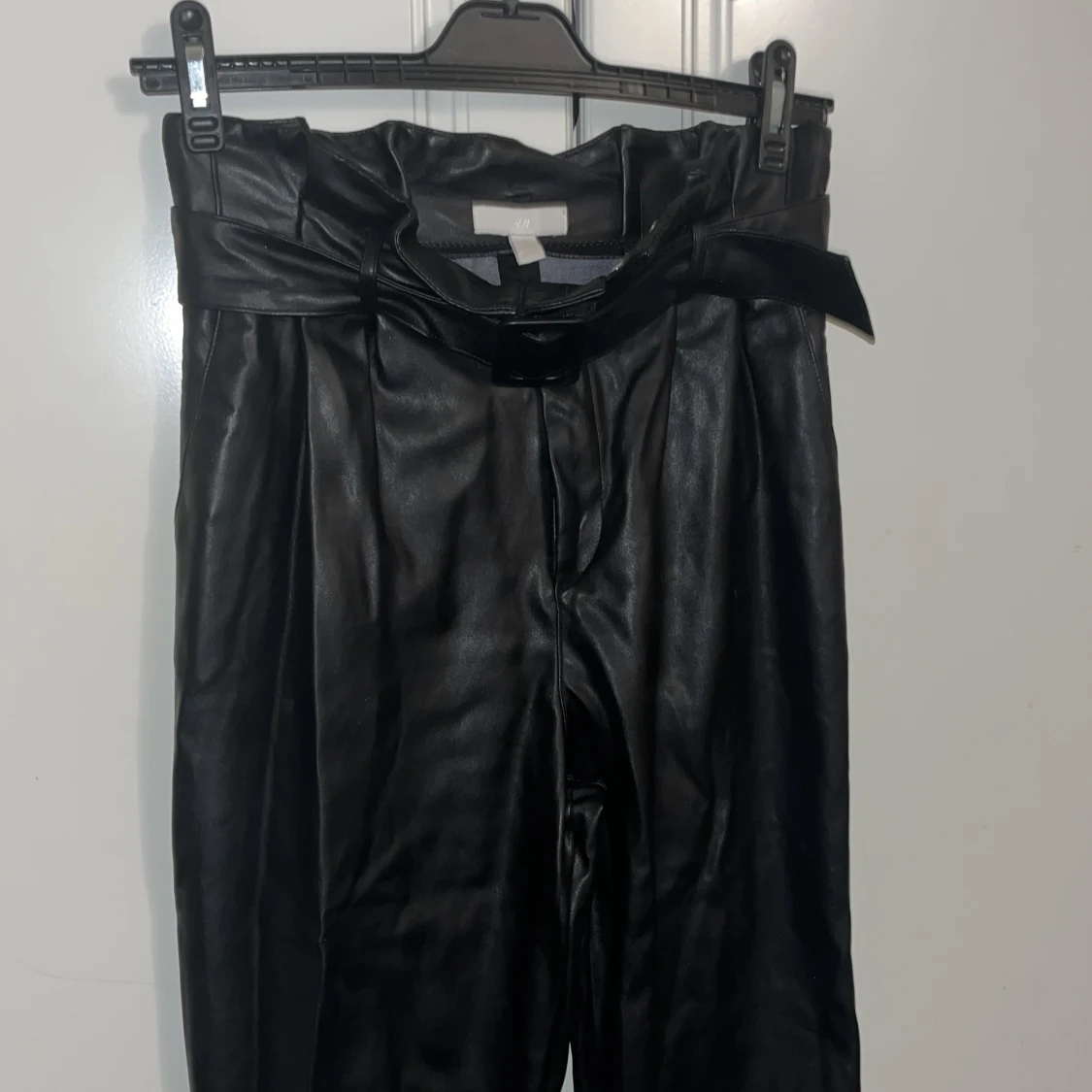 Läder byxor från H&M 