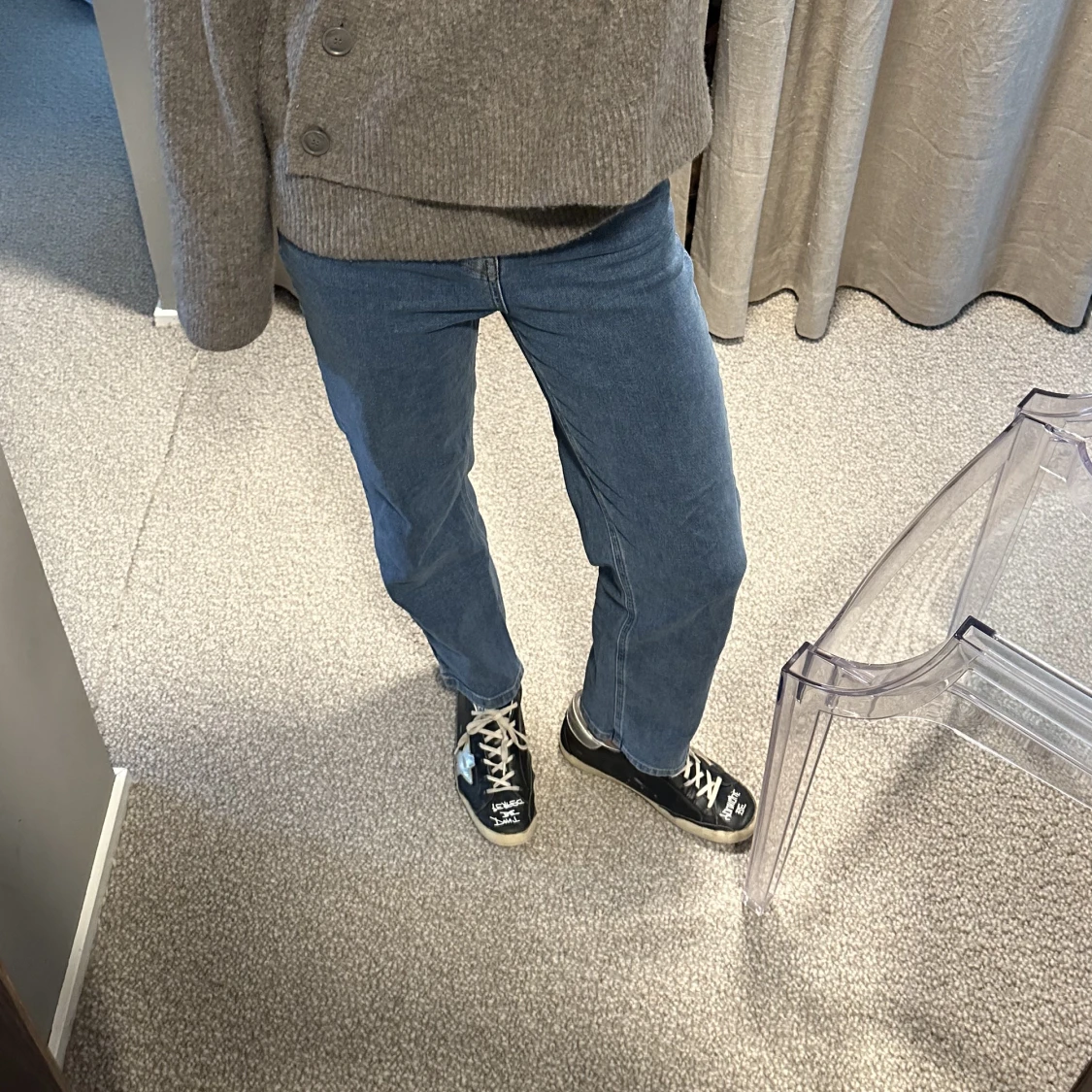 Raka blåa jeans från nakd!