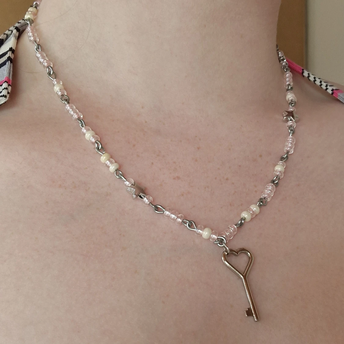 Halsband med hjärtnyckel - 91