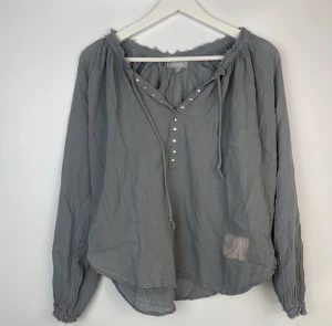 Blus - Säljer vidare denna supersöta blusen jag köpte här på plick, säljer vidare den då jag redan har för mycket blusar!💗bilderna är lånade från förra ägaren!!